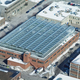 An aerial view of Lufa Farms' first greenhouse in Montreal.